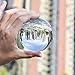 Photograph Crystal Ball with Stand and Pouch, K9 Crystal Sunshine Shine Catchers Ball with Microfiber Pouch, Decorative and Photography Accessory (70mm/2.76