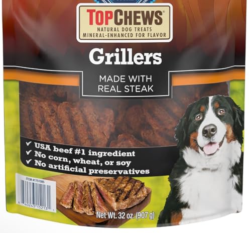 Top-Chews Grillers with Real Steak