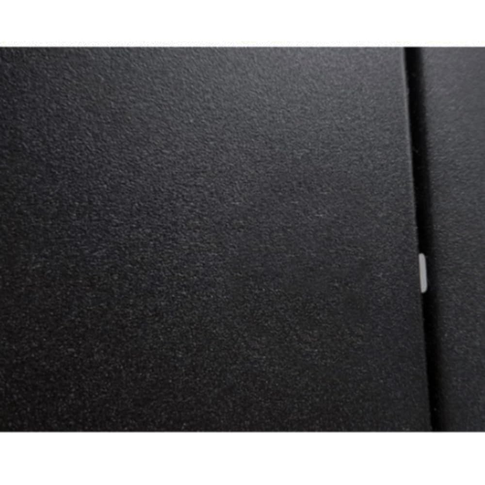 F.H. ANA Revisionstür Revisionsklappe Wartungsklappe mit Schloss verzinktes pulverbeschichtetes Stahlblech Schwarz matt (1, Breite x Höhe: 200 x 400 mm)