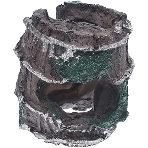 VORCOOL Acuario Mar Rock Cave adorno para Fish Tank Decoración Cover