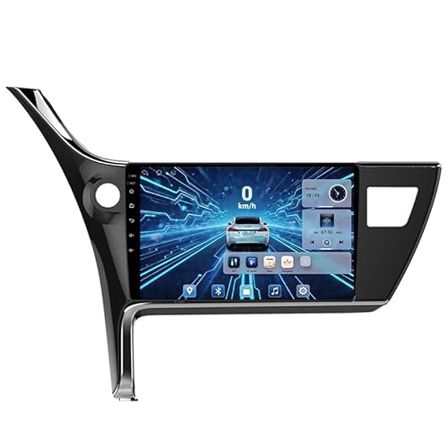 CCLXWY Android 16 Car Stereo 9-inch Touch Screen Car Radio For Auris 2017 2018 Carplay Auto Double Din With GPS Navigation Bluetooth FM Support Mirror Link Backup Camera,4CoreWifi2G+32G
