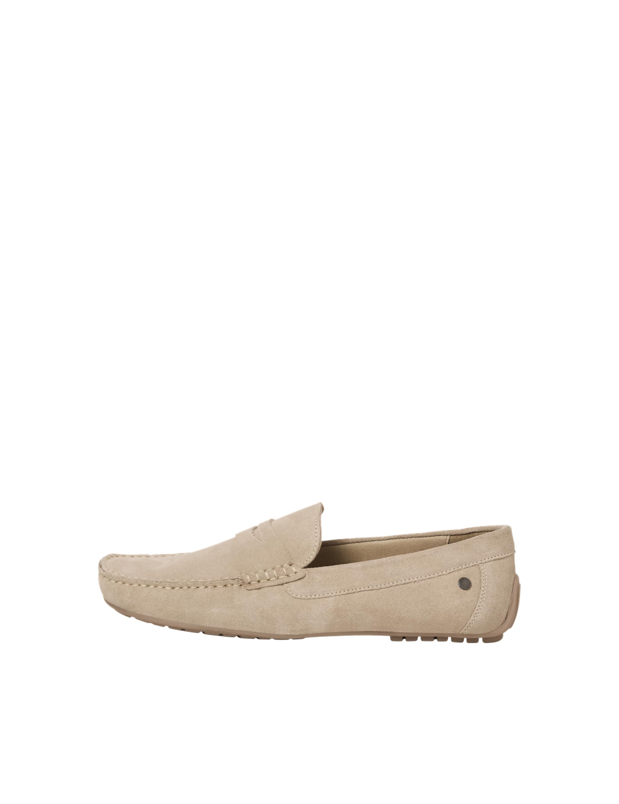 JACK & JONES Men's Jfwjensen Suede Loafer, Moonbeam, 9 UK