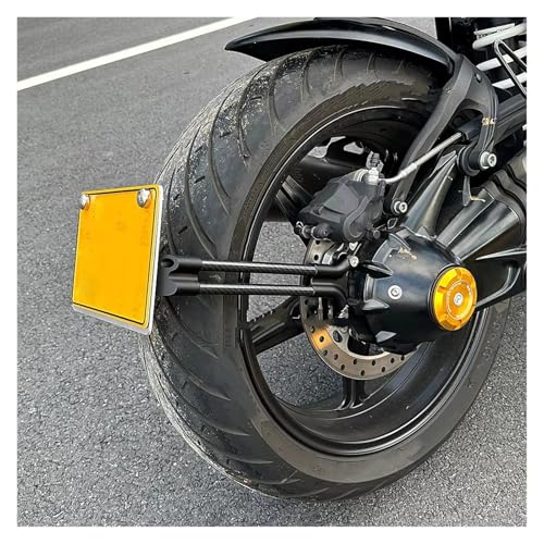 Support plaque d'immatriculation latéral BMW R Ninet finition premium noire