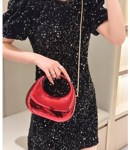 Image of Acrylic Handbags for Women Cute Acrylic Clutch Small Unique Purse Trendy Metal Evening Bag for Party Cocktail