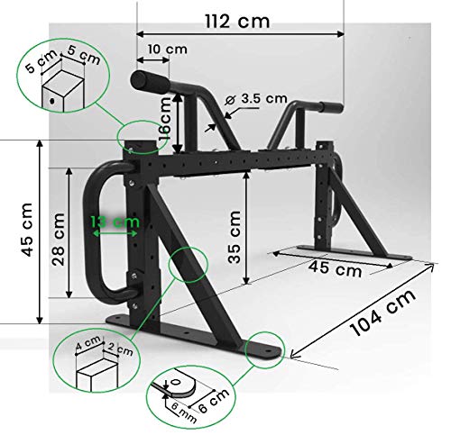 Image of Dolphy Multifunctional Wall-Mounted Pull-up bar Home Gym Multi-Function Grip Training Equipment Multi-bar - Load-Bearing 300Kg