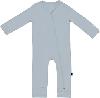 KYTE BABY Infant and Toddler Dual Zipper Romper, Ultra-Soft Rayon Made From Bamboo, Boys and Girls Clothing