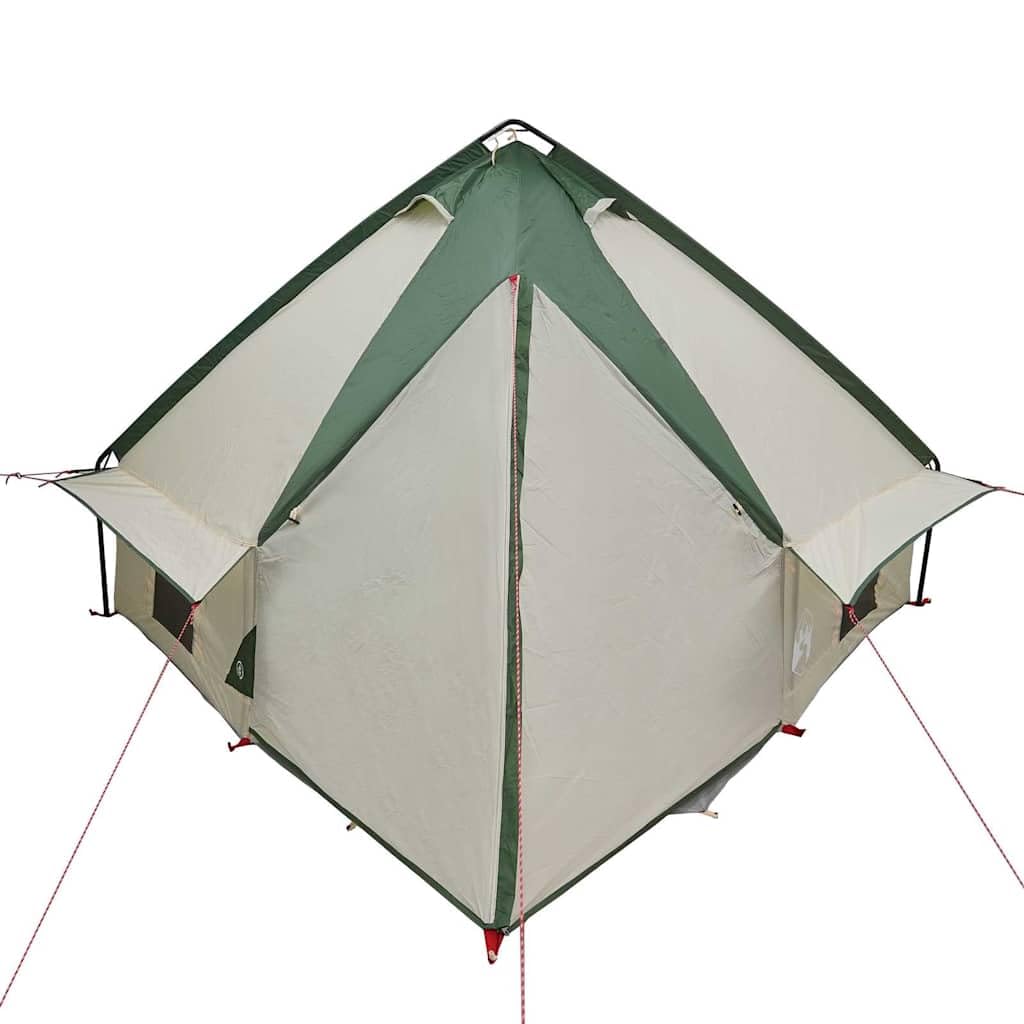 Genérico Tienda Tipi con Techo Verde y Gris 490 x 410 x 210 cm,Deportes,Actividades al Aire Libre,Camping y Senderismo,Tiendas de campaña-42004074