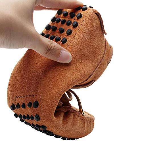 Image of ANUFER Women's Classic Suede Penny Loafers Comfort Handmade Slipper Moccasins