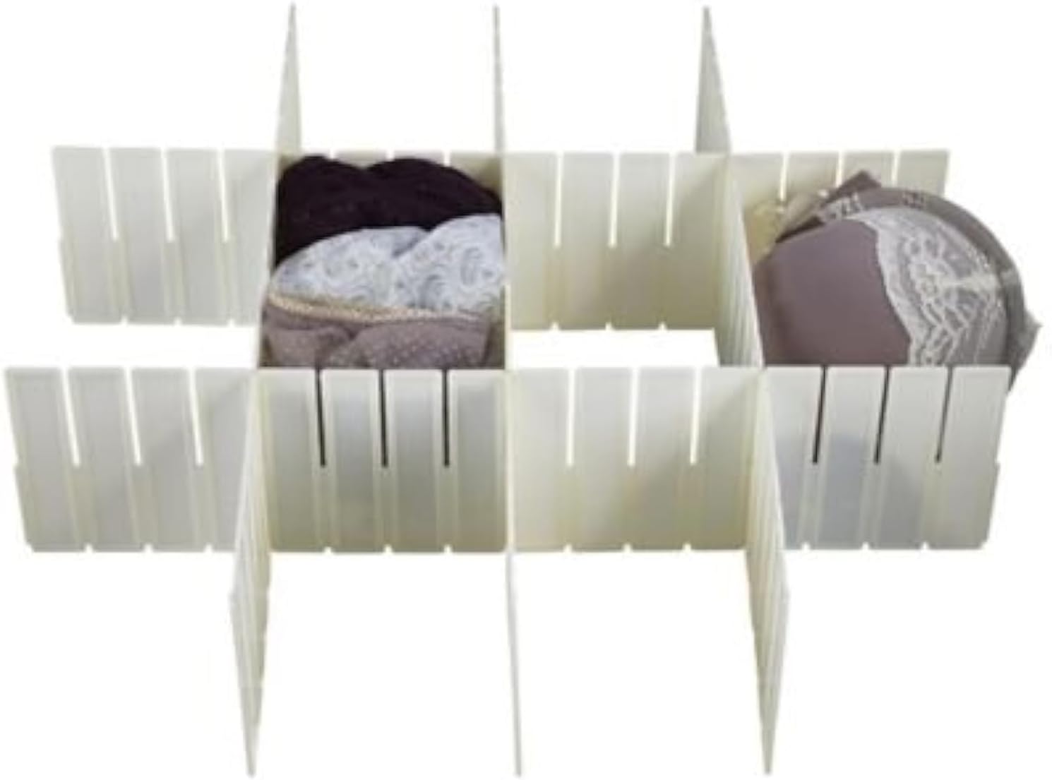 Lakeland Cut to Size Any-Way Slot Together Drawer Organiser Dividers - Pack of 5