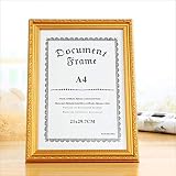 Nouveau cadre photo en bois anti-solide A4 certificat de licence commerciale livre photo personnelle cadre photo familial A