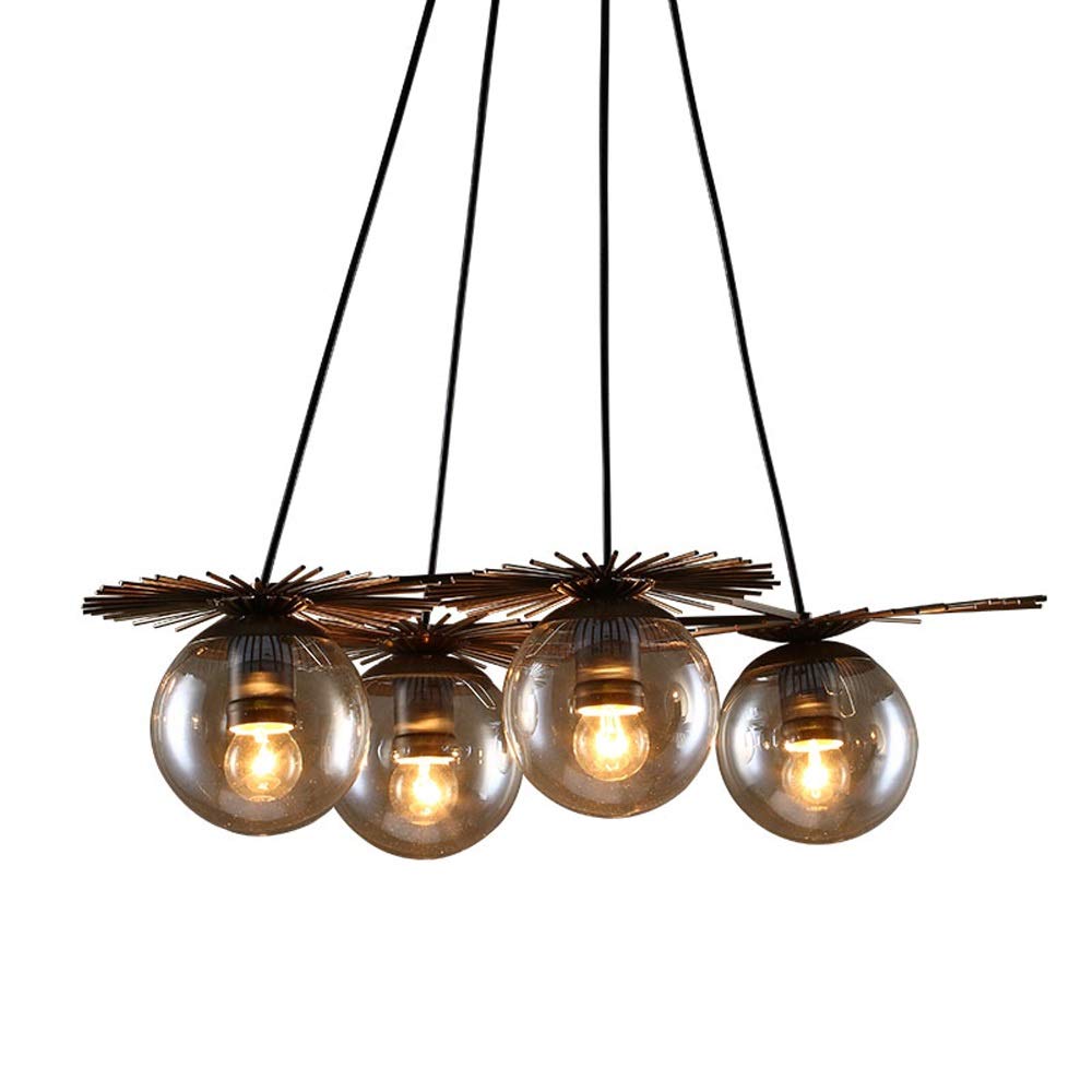 Lustre en verre E27 pour illuminer votre salle à manger avec élégance