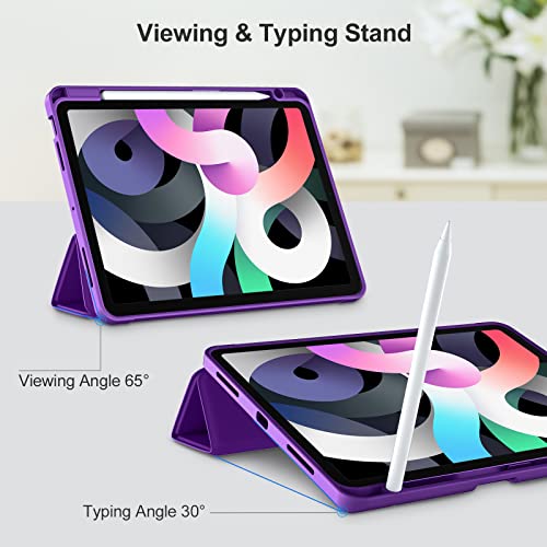 Image of Akkerds for iPad Air 11 Inch Case M4 /M3 /M2, Air 5th /4th Gen 10.9, Purple