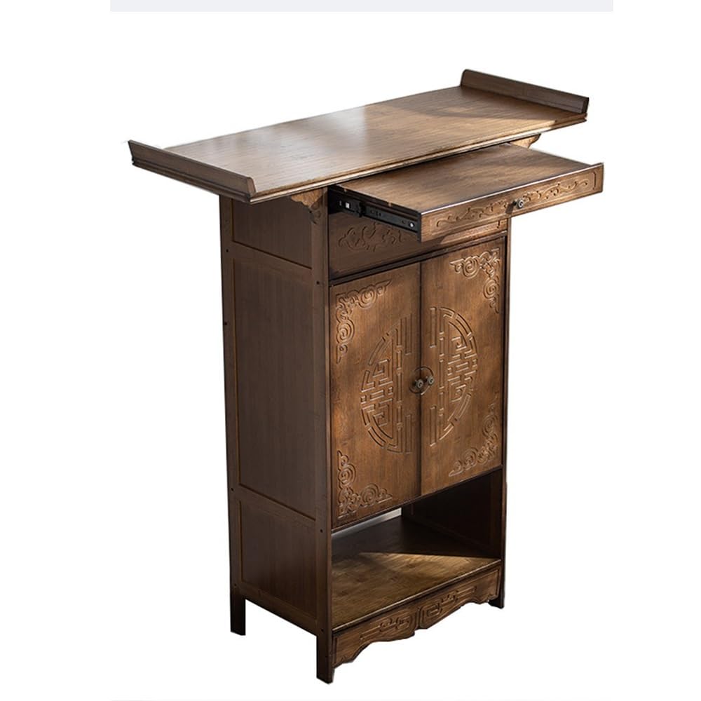 ZZlei2yu-12 buddhist altar shelf Solid Wood Altar Console Traditional Home