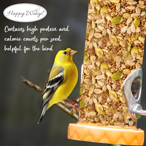 Happy Wings NO GROW Complete Seed Mix Bird Food for Wild Birds - Highly Nutritious Bird Feed - (1.8 Kg) - Image 4