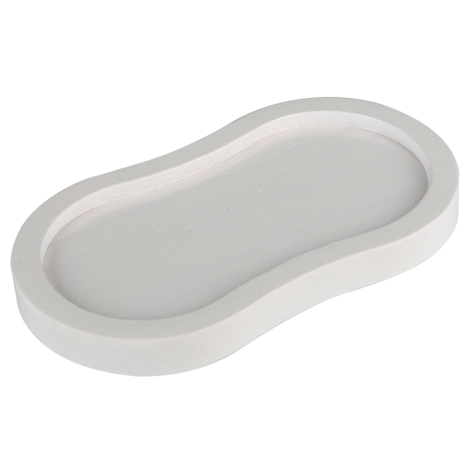 BINHAI White Wooden Pepper Grinder Tray (Mill Not Included)