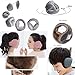 RYZGOJV Winter Outdoor Earmuff Foldable Earmuff Plush Lined Warm Earmuff B03
