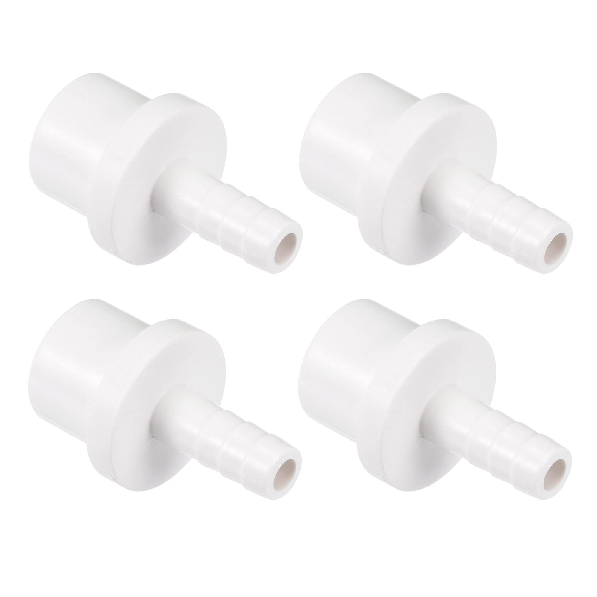 TA-VIGOR PVC Pipe Fitting, 12mm Barb x 25mm Spigot Straight Tube Adapter, Hose Barb Connector Quick for Water Hose Irrigation
