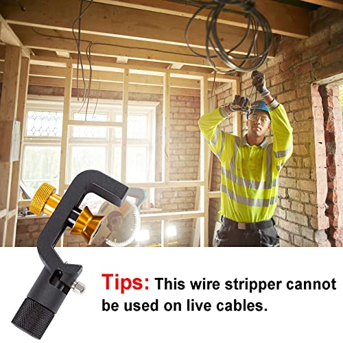 Image of 8-28.6MM Cable Stripper - FTTH Armored Fiber Cable Stripping Knife, Radial Cutter, Slitter Tools for Stripping Fiber Optic Cable Jackets