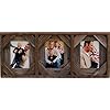 My barnwood frames reclaimed barn wood cornerblock collage frame 8×10 3 opening  urban country home decor