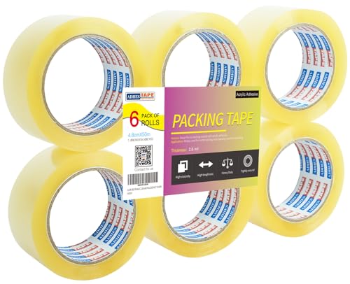 ADHES Packing Tape Shipping Tape Packaging Tape for Moving Boxes