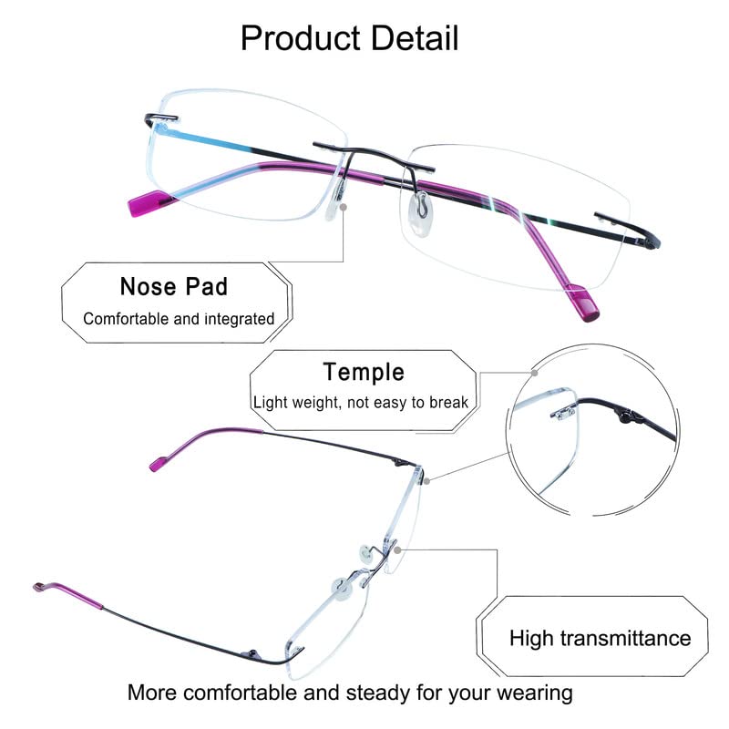 Image of YEIN Blue Light Blocking Glasses, Anti Eyestrain, TV Glasses for Women Men