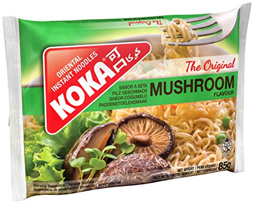 Koka Noodles Original Mushroom Flavour Oriental Style Instant Noodles 30 Packets of 85 g