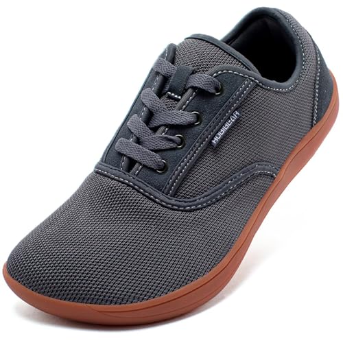 Image of HOBIBEAR Wide-Toe-Box Barefoot Shoes for Mens Womens Minimalist Breathable Trail Running Walking Shoes