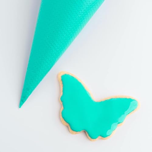 Miniatura 8 de Cookie Cutter Kingdom, 100 bolsas de tuberías desechables de 18 pulgadas para glaseado, decoración de pasteles, pasteles y más (18 pulgadas, 100