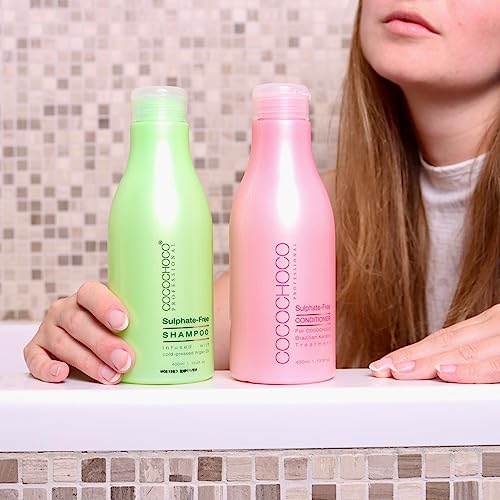 COCOCHOCO Professional Set Nach der Pflege - Sulfatfreies Shampoo 400 ml und Sulfatfreies Konditioner 400 ml