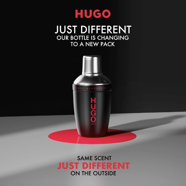HUGO Just Different - Eau de Toilette for Him - Aromatic Fragrance with Notes of Iced Mint, Freesia, Basil, and Cashmeran - Medium Longevity - 75ml - Image 5