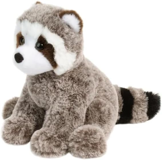Douglas Mini Rudie Raccoon Plush Stuffed Animal 7 Inch Soft & Cuddly Woodland Raccoon Toy for Kids, Toddlers & Wildlife Lovers