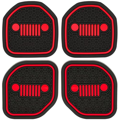 for Jeep Cup Holder Inserts - Cup Holder Inserts Coaster Interior...