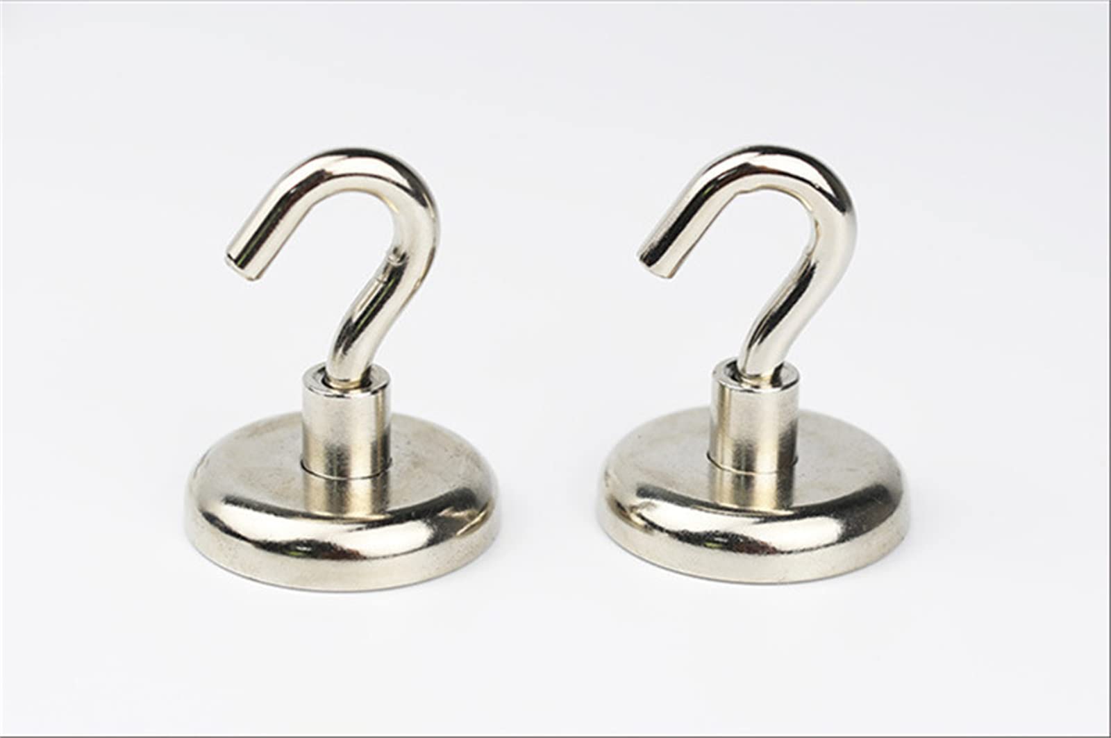 Ganchos magnéticos, Ganchos magnéticos Fuertes, imanes de Tierra Resistentes con Gancho for refrigerador for Colgar Cortinas de Cocina, 1 Pieza Tick 130 kg/7968(1pcs Tick 130kg)