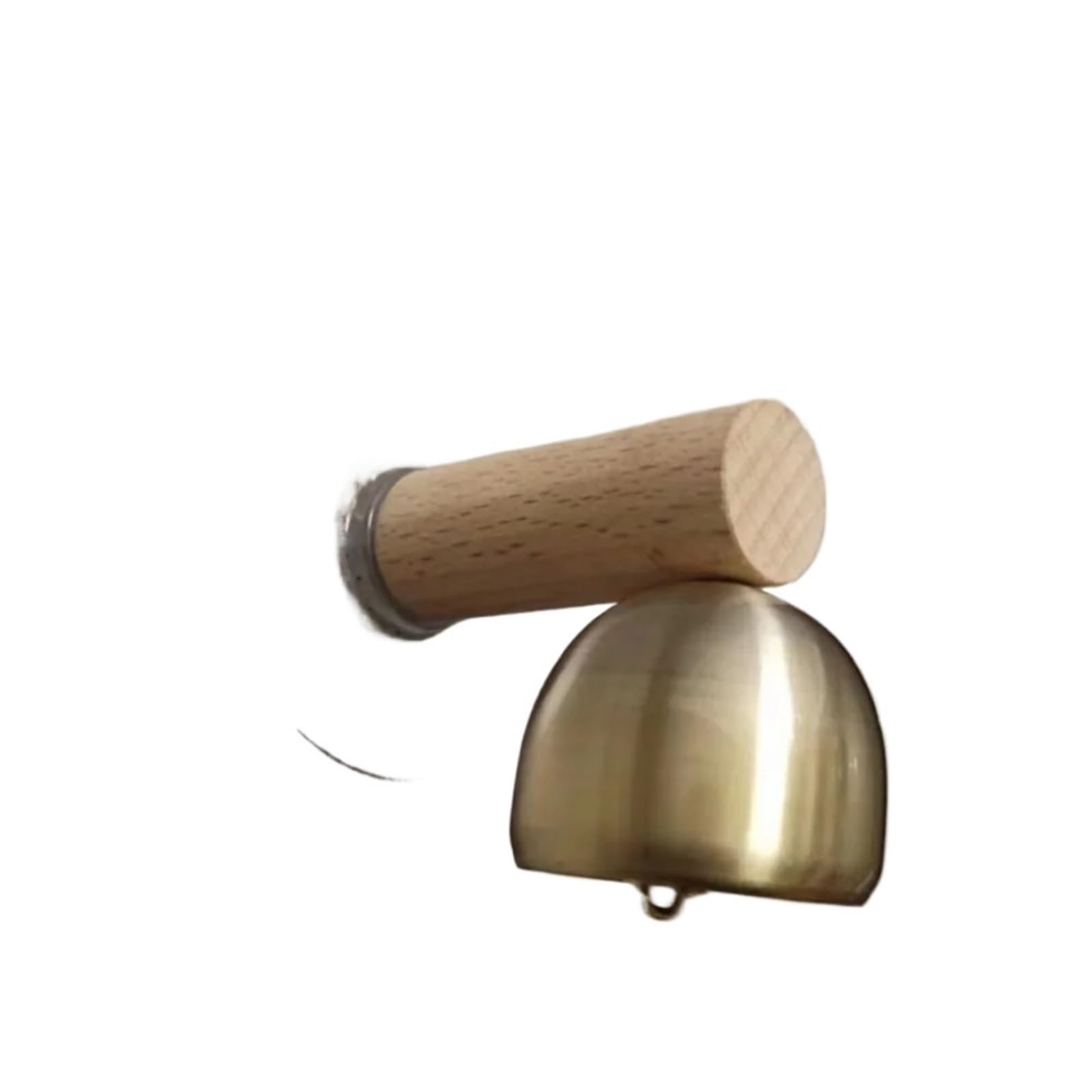 Cast Iron Bell Wooden Doorbell Handmade Door Opening Wind Chime Refrigerator(Color1)