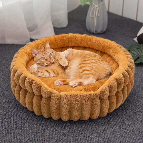 Lit pour chiot de petite taille rond et lavable lit douillet pour chaton - 8