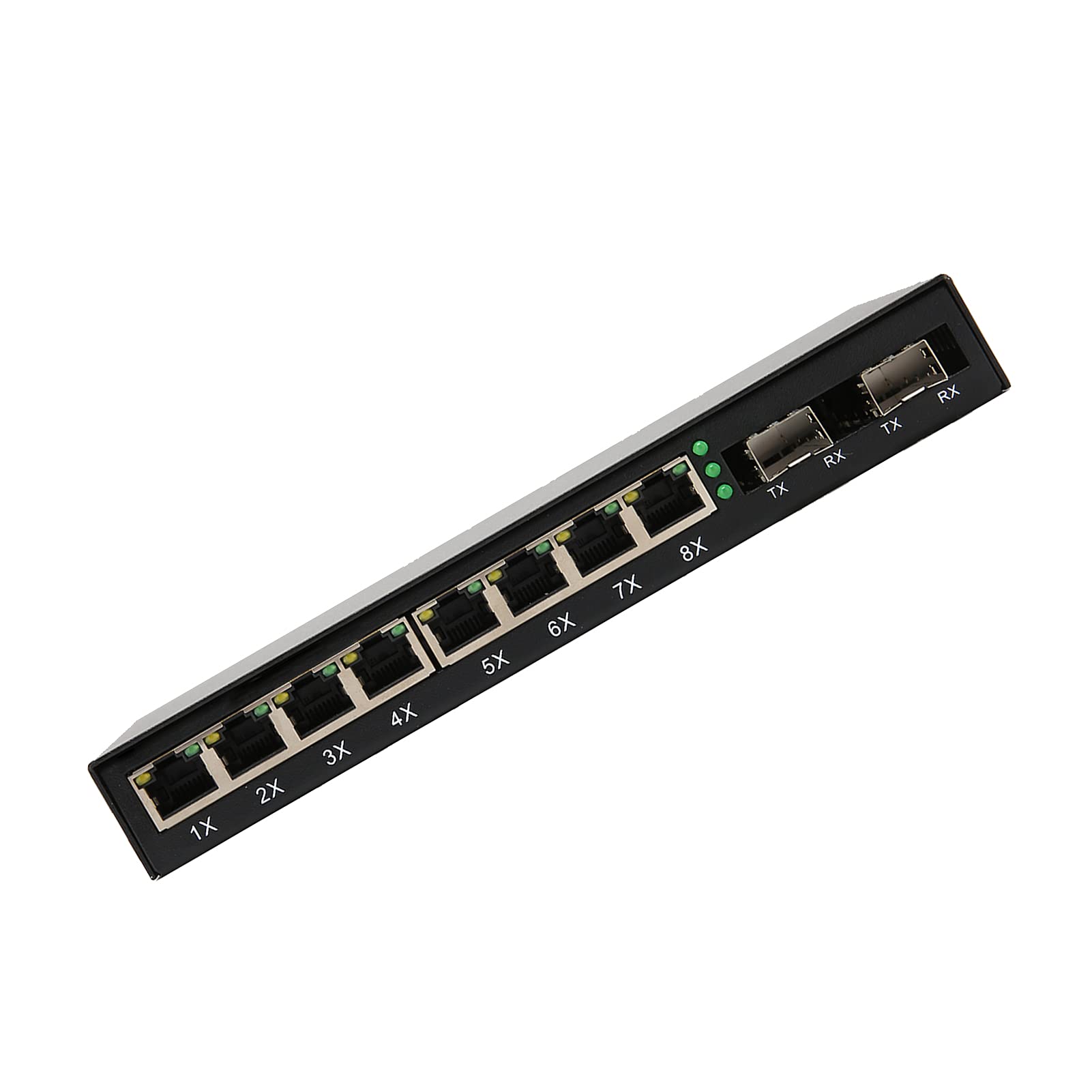 Convertisseur Adaptatif Gigabit Switch 8 Ports pour Une Transmission Ethernet Rapide dans Les Solutions Réseau en Alliage D'aluminium
