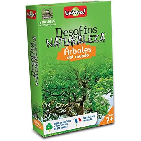 Bioviva Desafíos Naturaleza: Árboles del Mundo - Juego de Cartas Cover
