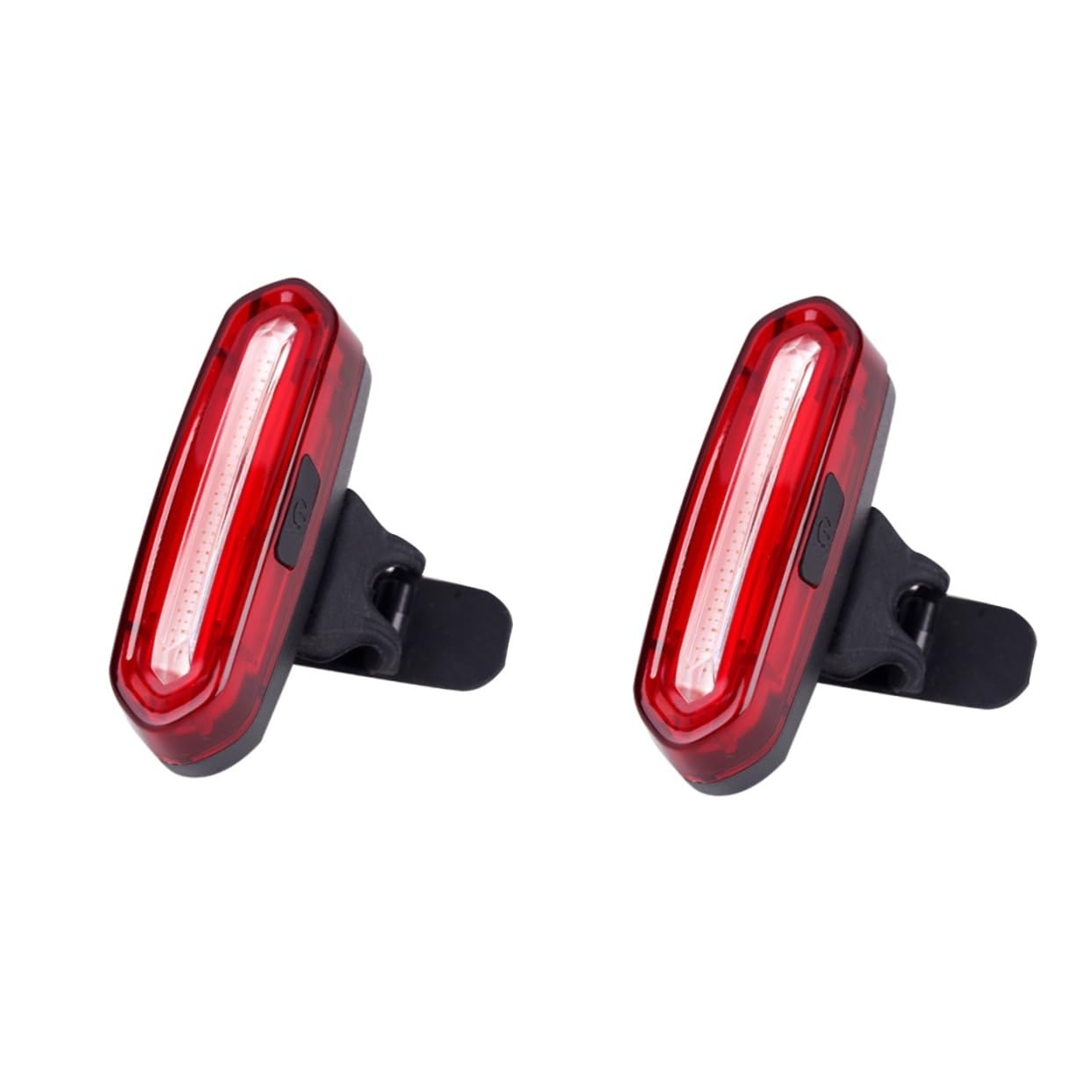 YARNOW 2pièces Lumière Arrière De Vélo USB Rechargeable Étanche LED pour Cyclisme Accessoire De Sécurité pour Cyclistes Rouge