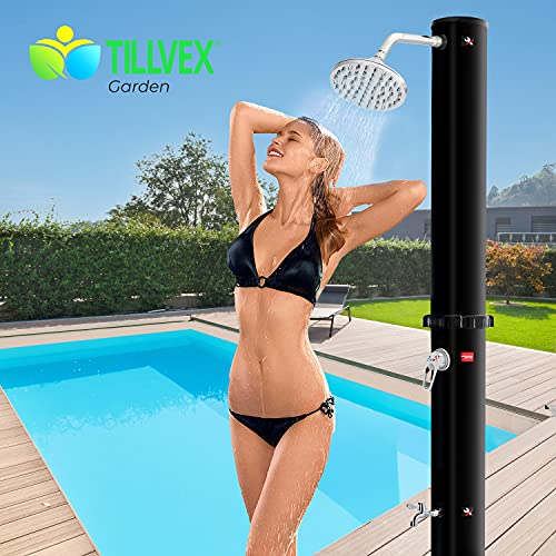tillvex zonnedouche 35 liter inclusief Beschermhoes | Tuindouche voor de tuin warm water | Zwembad-douche camping… - Image 6