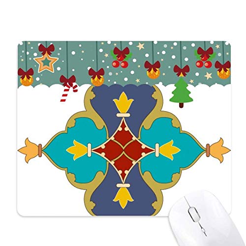 Tapis de souris pour jeu de bureau de Noël au style baroque élégant
