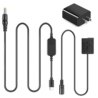 USB Type-C Cable AC8 DMW-BLC12 DCC8 DC Coupler PD Adapter for Lumix GH2 GH2K G81 G85 GX8 FZ1000 FZ2500 FZ300 G7 G6