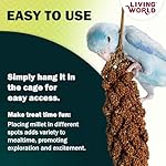 Living World - Millet Spray for Birds, 3.5 Oz – Premium Treat for Budgies, Canaries, Finches, Cockatiels and Other Pet Birds - Image 5