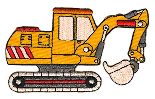 Preisvergleich Produktbild Bagger Aufnäher Bügelbild