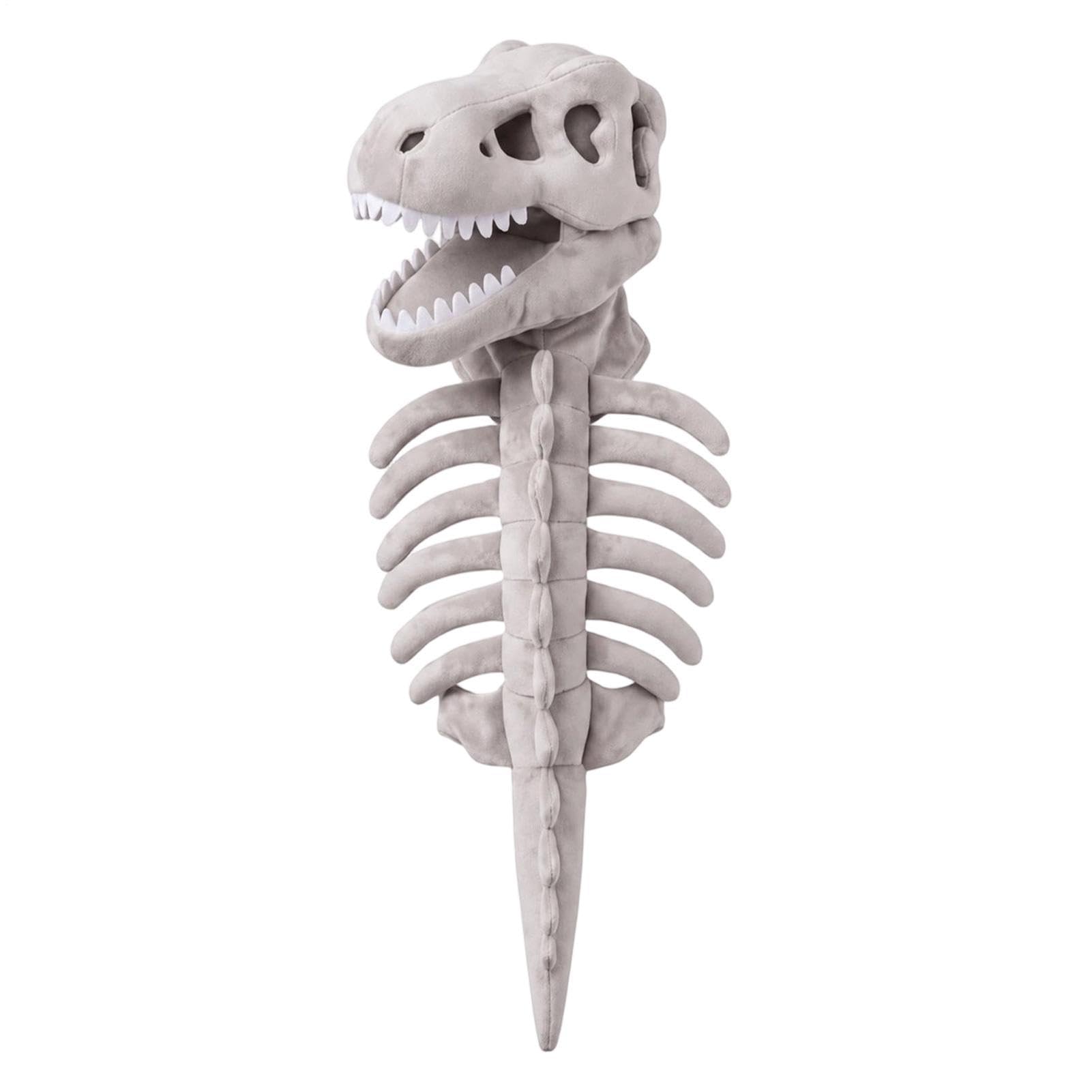 Kostium kota szkielet dinozaur miękki pluszowy szkielet strój 3D