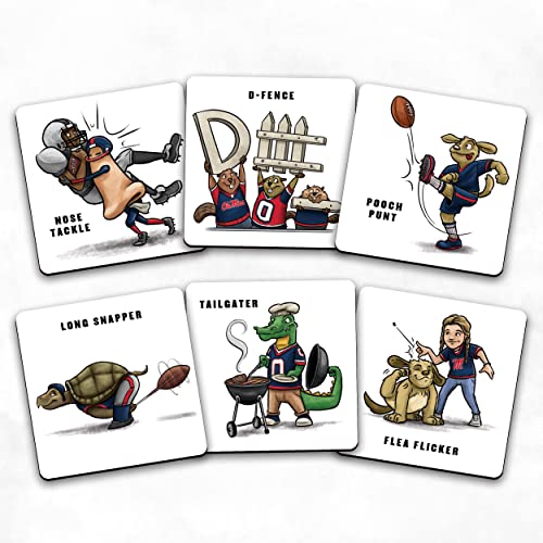 Image of YouTheFan NCAA Officially-Licensed Memory Match Game - Humorous, Team-Specific, Original Hand-Drawn Artwork, Fun for the Whole Family, for Fans Young and Old