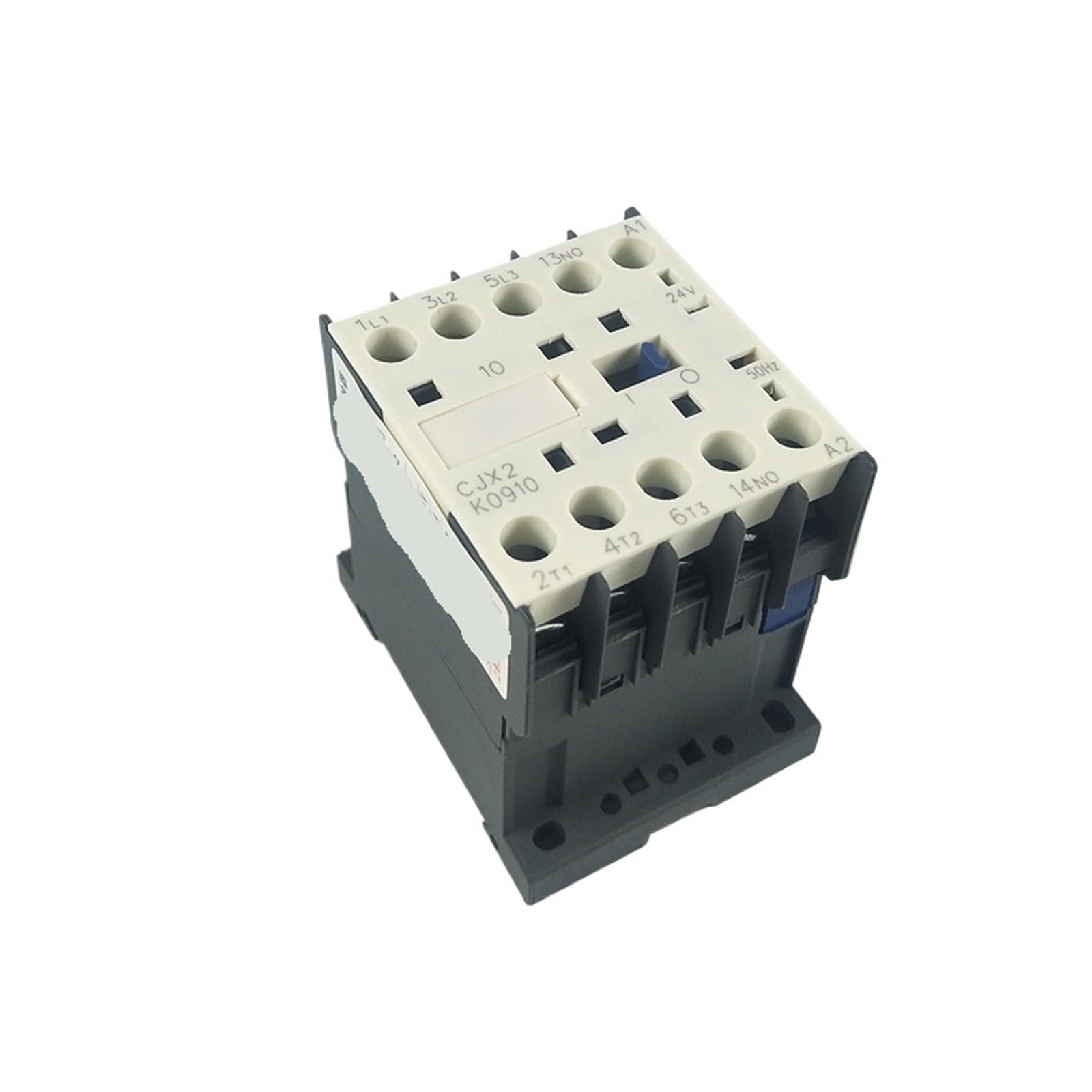 HUUOQIWY CJX2-K0910 24V Coil 50/60Hz 35mm DIN Rail 9A 3P 1NO AC Contactor