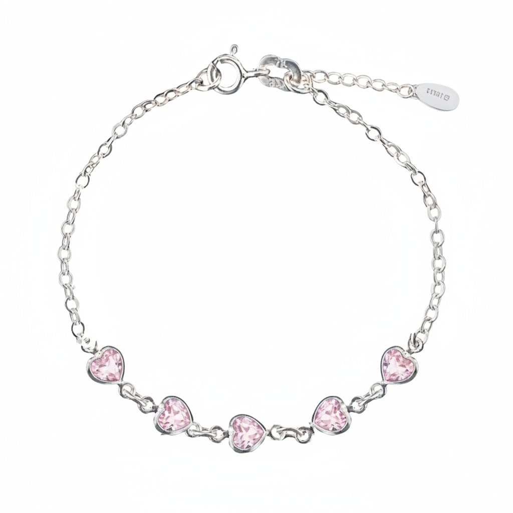 Pulseira Prata 925 Anne com Zircônia Corações Prata Legítima em promoção! Veja a oferta e mais achadinhos de Bijuterias 2 Hoje é o melhor dia para comprar Pulseira Prata 925 Anne com Zircônia Corações Prata Legítima com aquele preço maroto! Promoção! Aproveite a oferta! 2