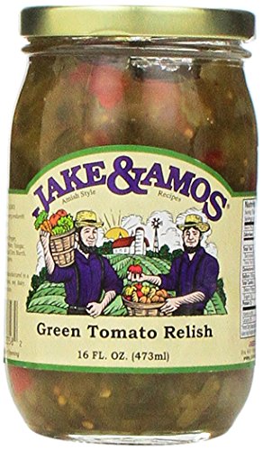 Jake & Amos Green Tomato Relish / 2 - 16 Oz. Jars