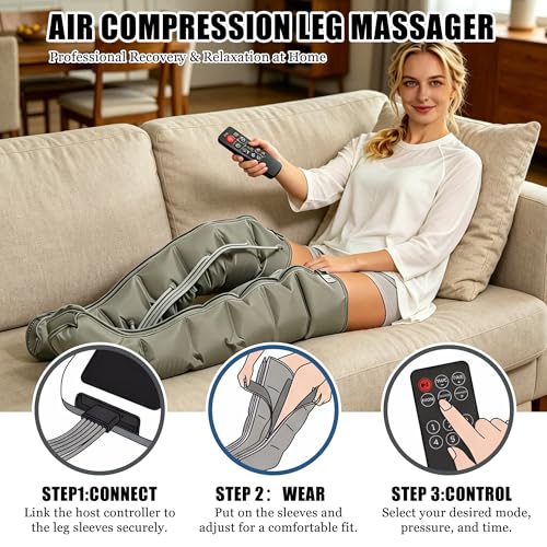 Appareil de drainage lymphatique pour jambes lipodèmes à 6 programmes - 4