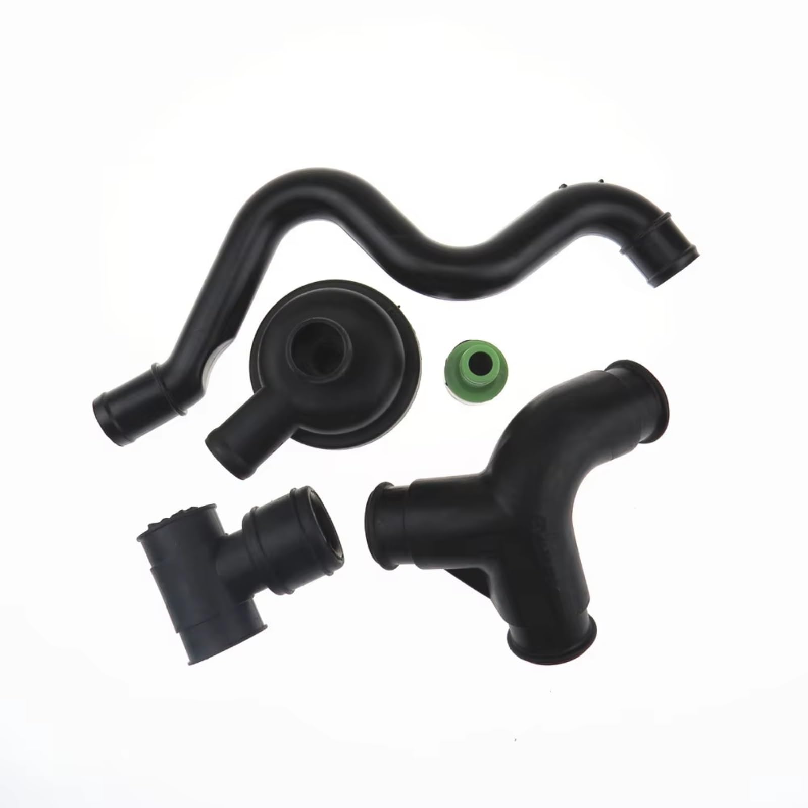 Fvoirss One Color Engine Breather Vent Hose Compatible With A6 1998-2005 For Tt/Tts 1999-2006 1.8 T Car Crankcase Breather Hose Pipe Valve Kit 06A103221ah 06A129101d 06A103213f